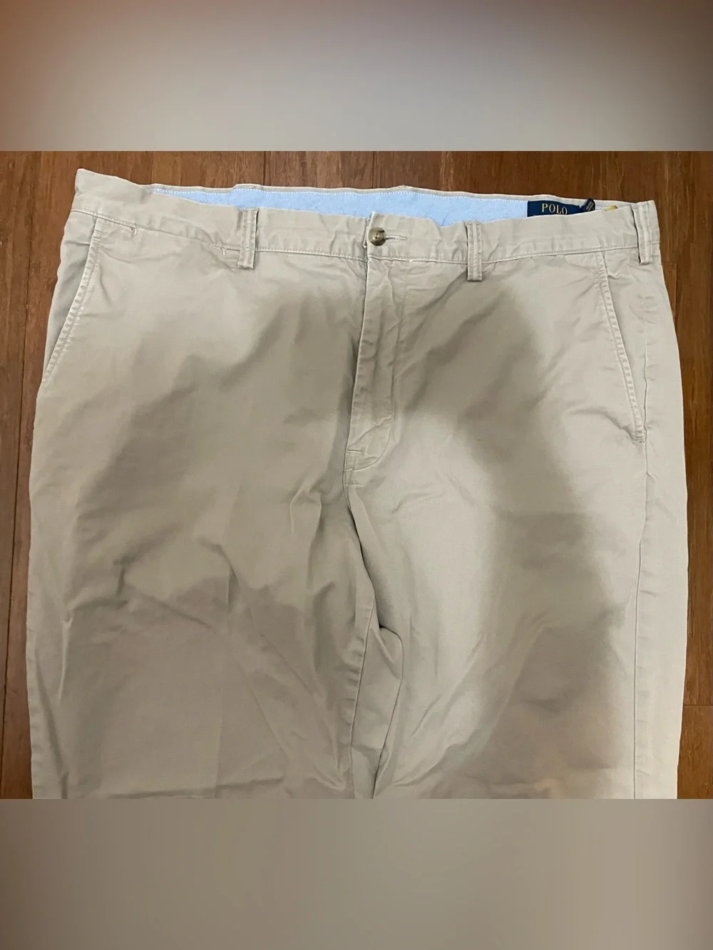 Polo Ralph Lauren Pants 40 x 32/30 Khaki Chino Beige Fl2 Classic Straight Leg